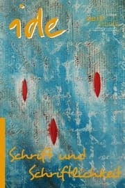 Cover von Schrift und Schriftlichkeit