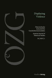 Cover von Österreichische Zeitschrift für Geschichtswissenschaften 34/1/2023