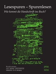 Cover von Lesespuren - Spurenlesen
