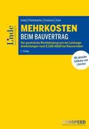 Cover von Mehrkosten beim Bauvertrag