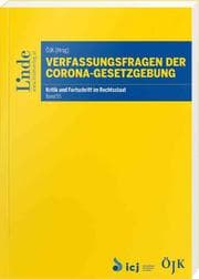 Cover von Verfassungsfragen der Corona-Gesetzgebung