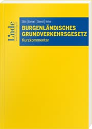 Cover von Burgenländisches Grundverkehrsgesetz