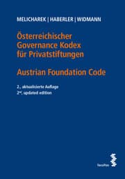 Cover von Österreichischer Governance Kodex für Privatstiftungen / Austrian Foundation Code