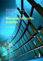 Cover von Wissenschaftliches Arbeiten