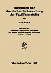 Cover von Handbuch der chemischen Untersuchung der Textilfaserstoffe