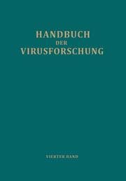 Cover von Handbuch der Virusforschung