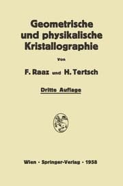 Cover von Einführung in die geometrische und physikalische Kristallographie
