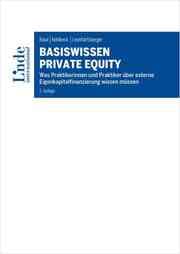 Cover von Basiswissen Private Equity