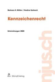 Cover von Kennzeichenrecht
