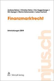 Cover von njus Finanzmarktrecht / Finanzmarktrecht, Entwicklungen 2019