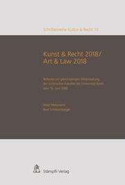 Cover von Kunst & Recht 2018 / Art & Law 2018