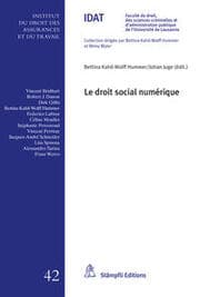 Cover von Le droit social numérique