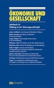 Cover von Ökonomie und Gesellschaft: Bildung in der Wissensgesellschaft