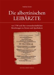 Cover von Die albertinischen Leibärzte