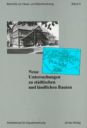 Cover von Neue Untersuchungen zu städtischen und ländlichen Bauten