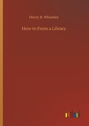 Cover von How to Form a Library