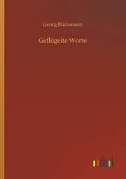 Cover von Geflügelte Worte