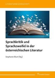 Cover von Sprachkritik und Sprachzweifel in der österreichischen Literatur