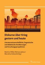 Cover von Diskurse über Krieg gestern und heute
