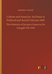Cover von Culture and Anarchy: An Essay in Political and Social Criticism 1869