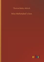 Cover von Miss Mehetabel's Son