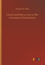 Cover von Church and State as seen in The Formation of Christendom