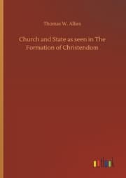Cover von Church and State as seen in The Formation of Christendom