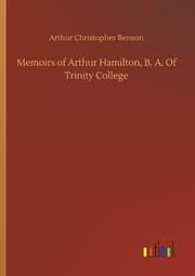 Cover von Memoirs of Arthur Hamilton, B. A. Of Trinity College