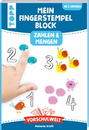 Cover von Vorschulwelt - Mein Fingerstempelblock Zahlen und Mengen