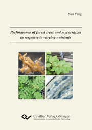 Cover von Performance of forest trees and mycorrhizas in response to varying nutrients