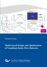 Cover von Model-based Design and Optimization of Vanadium Redox Flow Batteries