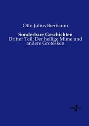 Cover von Sonderbare Geschichten