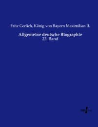 Cover von Allgemeine deutsche Biographie
