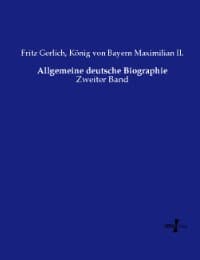 Cover von Allgemeine deutsche Biographie