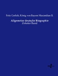 Cover von Allgemeine deutsche Biographie