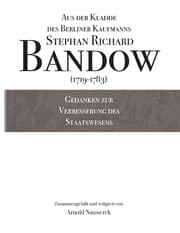 Cover von Gedanken zur Verbesserung des Staatswesens