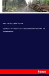 Cover von Kapitalismus und Sozialismus mit besonderer Rücksicht auf Geschäfts- und Vermögensformen