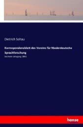 Cover von Korrespondenzblatt des Vereins für Niederdeutsche Sprachforschung