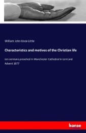 Cover von Characteristics and motives of the Christian life