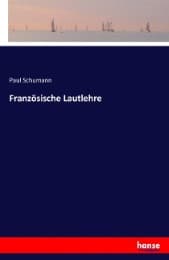 Cover von Französische Lautlehre
