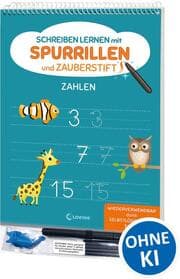 Cover von Schreiben lernen mit Spurrillen und Zauberstift - Zahlen
