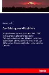 Cover von Der Feldzug am Mittelrhein