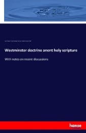 Cover von Westminster doctrine anent holy scripture