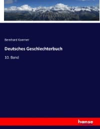 Cover von Deutsches Geschlechterbuch