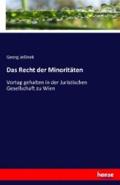 Cover von Das Recht der Minoritäten