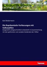 Cover von Die Repräsentativ-Verfassungen mit Volkswahlen