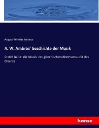 Cover von A. W. Ambros' Geschichte der Musik