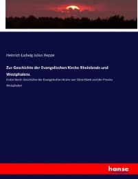 Cover von Zur Geschichte der Evangelischen Kirche Rheinlands und Westphalens