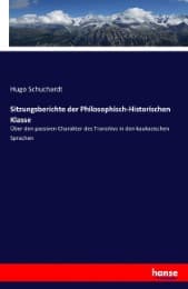 Cover von Sitzungsberichte der Philosophisch-Historischen Klasse