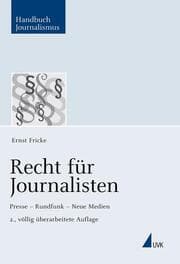 Cover von Recht für Journalisten